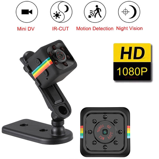 SurtiWala.pk™ - HD 1080P Mini SQ11 Camera Night Vision Camcorder Micro Camera Video Sport DV Video Ultra Small Cam Camera Home Security Camera