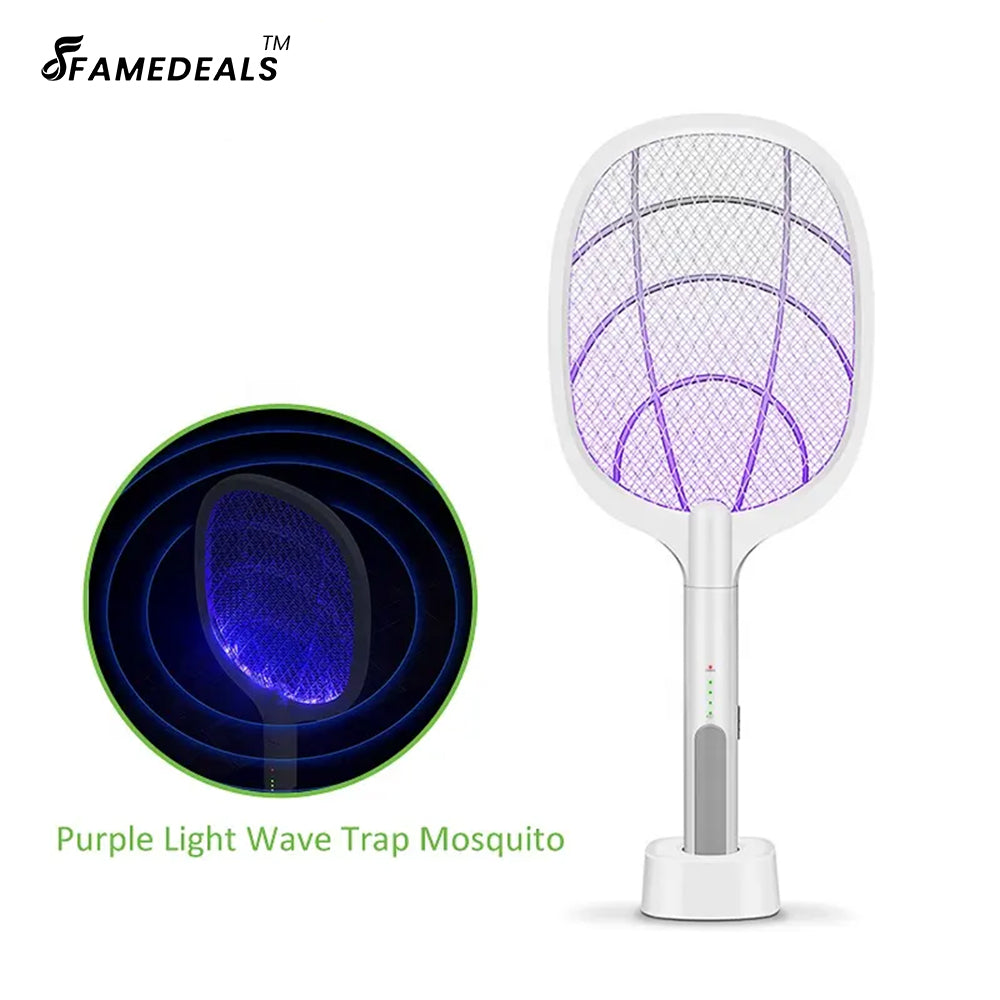 SurtiWala.pk™ - 2-In-1 Rechargeable Fly Mosquito Kiler Racket