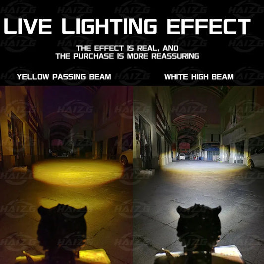 SurtiWala.pk™ - Owl Shape Fog Flash Light Low & High Beam (Dual Color)