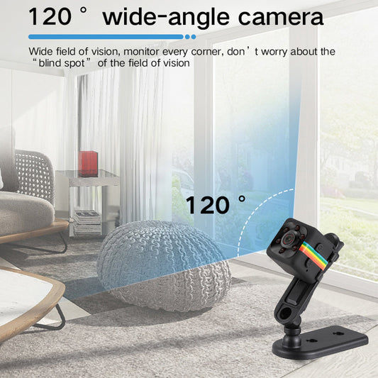 SurtiWala.pk™ - HD 1080P Mini SQ11 Camera Night Vision Camcorder Micro Camera Video Sport DV Video Ultra Small Cam Camera Home Security Camera