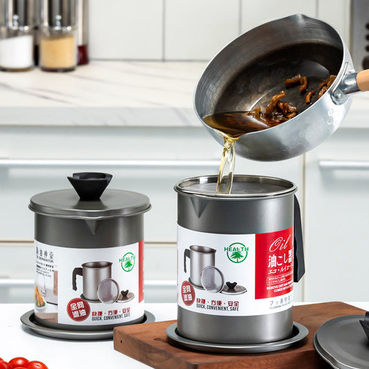 SurtiWala.pk™ - Stainless Steel Oil Filter Pot