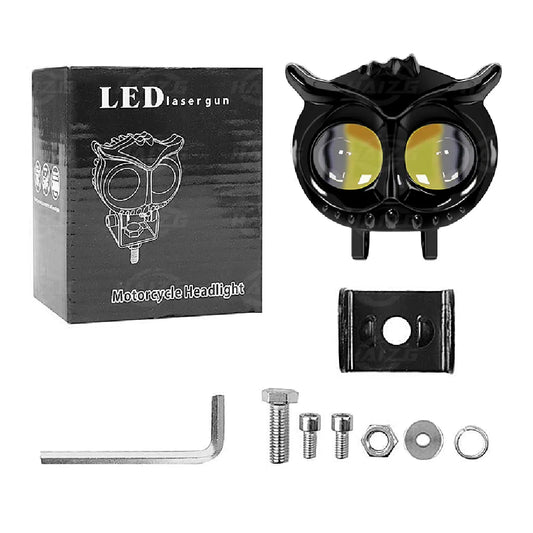 SurtiWala.pk™ - Owl Shape Fog Flash Light Low & High Beam (Dual Color)