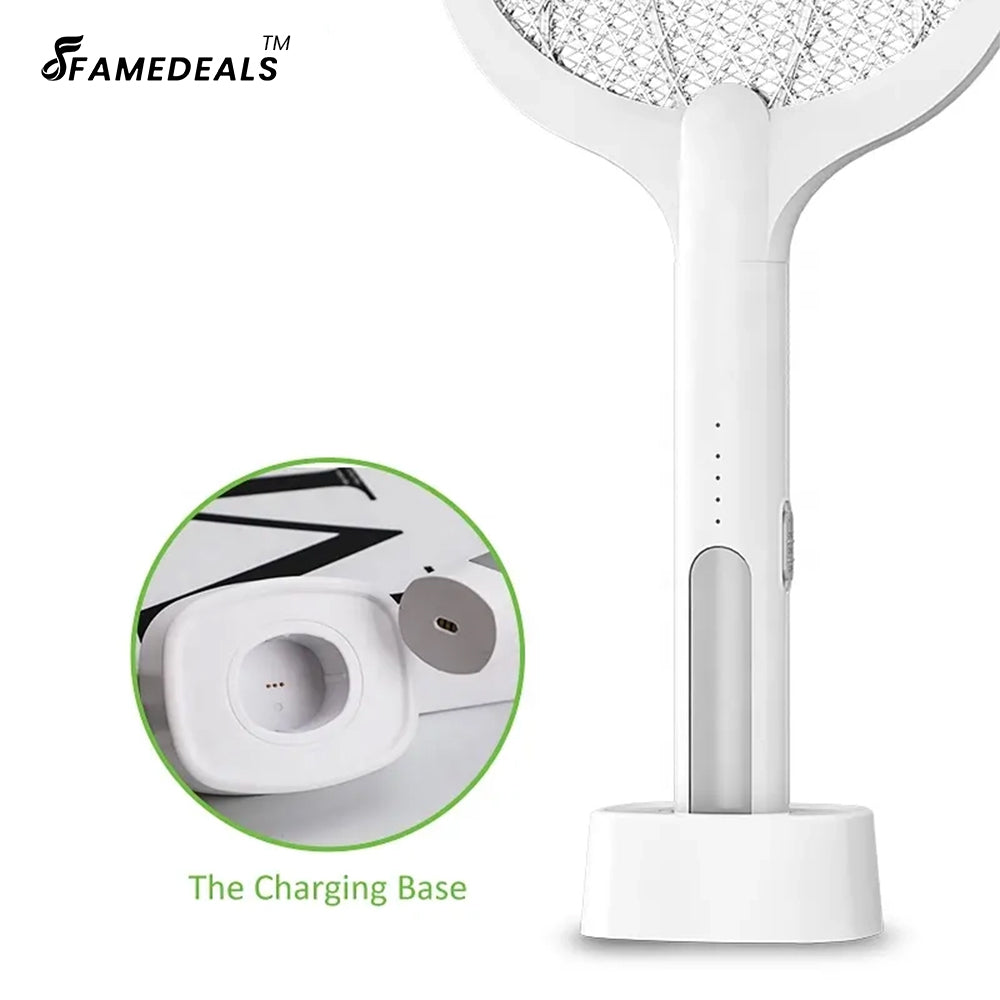 SurtiWala.pk™ - 2-In-1 Rechargeable Fly Mosquito Kiler Racket