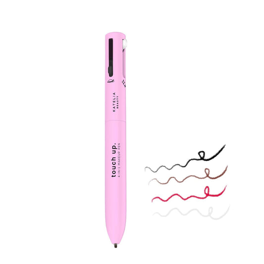 SurtiWala.pk™ - 4-In-1 Makeup Pen Touch-Up Pen Makeup Eyebrow Pencil Waterproof 4 Colors Multi-Function Makeup Beauty Pen