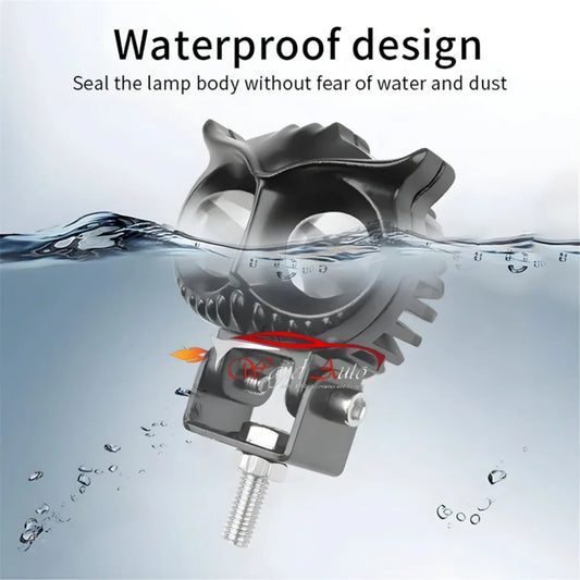 SurtiWala.pk™ - Owl Shape Fog Flash Light Low & High Beam (Dual Color)