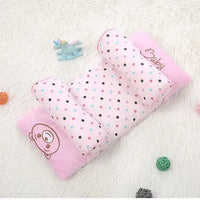 SurtiWala.pk™ - Adjustable Newborn Baby Head Shaping Pillow – Flat Head Prevention, Anti-Roll & Neck Support Cushion (Random Color & Print)