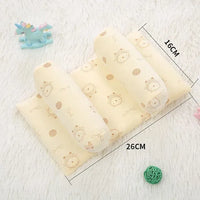 SurtiWala.pk™ - Adjustable Newborn Baby Head Shaping Pillow – Flat Head Prevention, Anti-Roll & Neck Support Cushion (Random Color & Print)