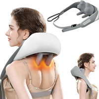 Surtiwala.pk™ -  5D Neck & Shoulder Massager with Heat – Deep Tissue Shiatsu Back and Neck Pain Relief Pillow