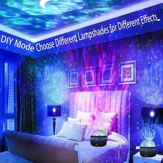 SurtiWala.pk™ - Led Starry Galaxy Projector Night Light Gift Light ( With Remote )