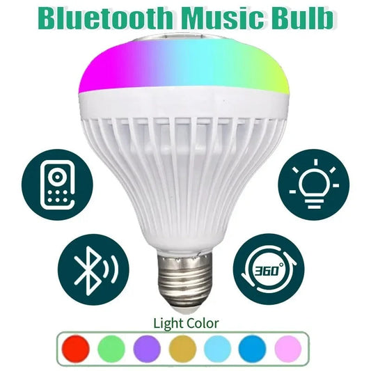 SurtiWala.pk™ - Smart Led Light Bulb With Built-in Bluetooth Speaker