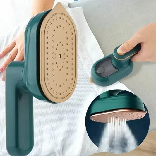 SurtiWala.pk™ - Portable Handheld Mini Steam Iron 180° Rotatable For Home & Travel