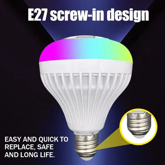 SurtiWala.pk™ - Smart Led Light Bulb With Built-in Bluetooth Speaker