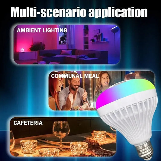 SurtiWala.pk™ - Smart Led Light Bulb With Built-in Bluetooth Speaker
