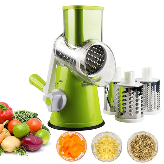 SurtiWala.pk™ - 3 In 1 Rotary Drum Grater Kaddu Kash - [IMPORTED]