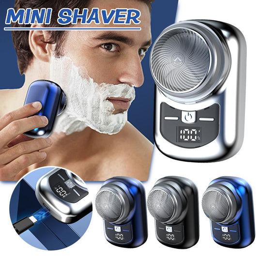 SurtiWala.pk™ - Mini Portable Face Cordless Shavers USB Electric Shaver IPX7 Waterproof