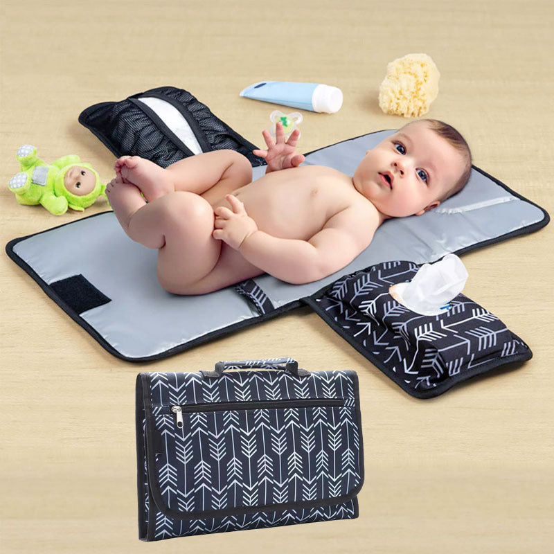 SurtiWala.pk™ - Foldable Baby Diaper Changing Pad Waterproof