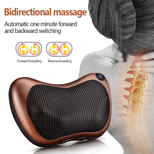 SurtiWala.pk™ - 5-in-1 Pillow Shiatsu Massager For Home And Car