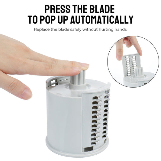 SurtiWala.pk™ - 3 in 1 Rotary Vegetable Slicer - Big Size