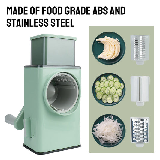 SurtiWala.pk™ - 3 in 1 Rotary Vegetable Slicer - Big Size