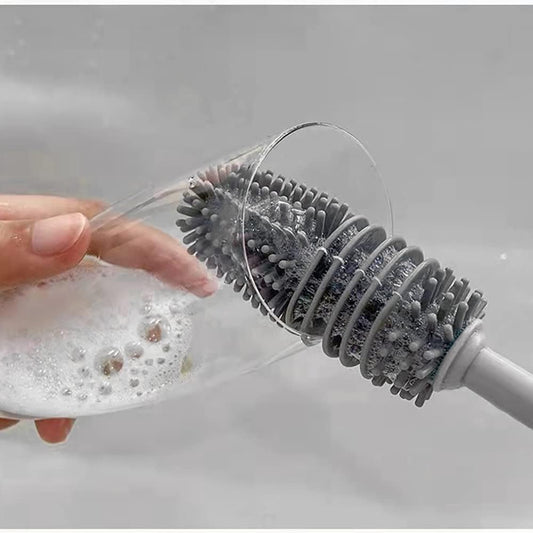 SurtiWala.pk™ - Long Handle Silicone Cleansing Brush (PACK OF 2)