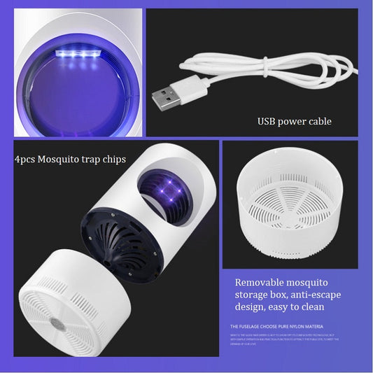 SurtiWala.pk™ - USB Powered Led Mosquito Killer Lamp - Big Size