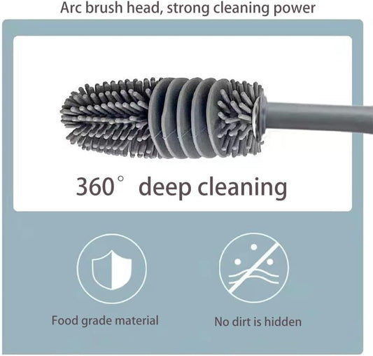 SurtiWala.pk™ - Long Handle Silicone Cleansing Brush (PACK OF 2)