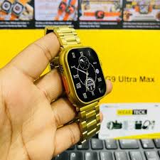 SurtiWala.pk™ - G9 Ultra Pro Smart Watch (Golden Edition) ⌚ – 3 Straps