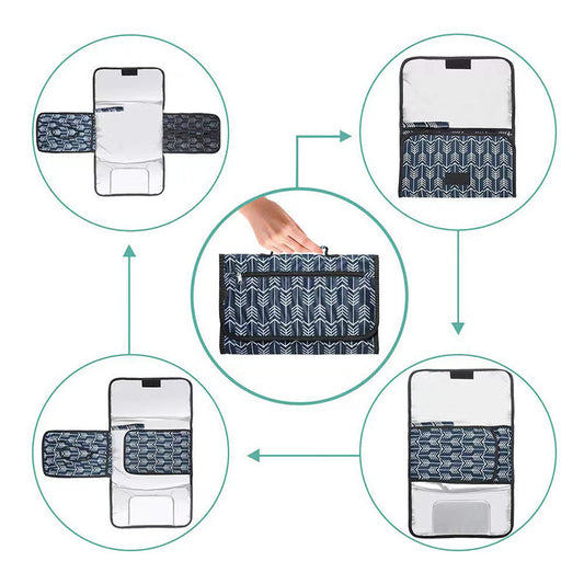 SurtiWala.pk™ - Foldable Baby Diaper Changing Pad Waterproof