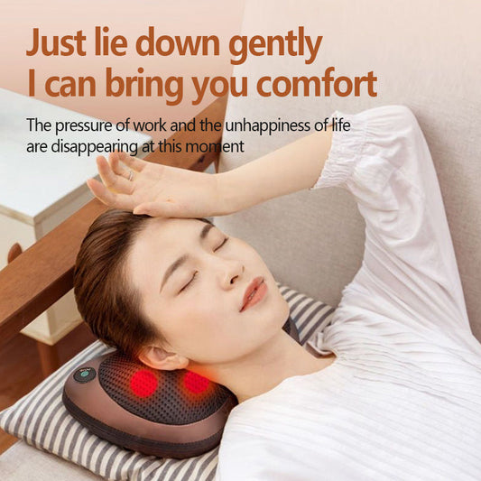 SurtiWala.pk™ - 5-in-1 Pillow Shiatsu Massager For Home And Car