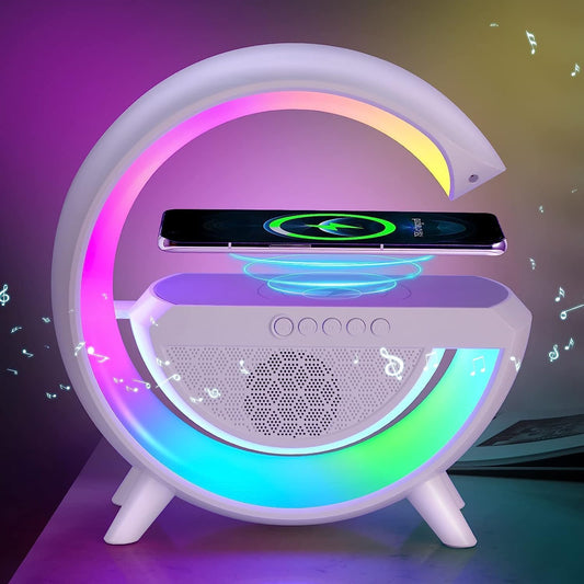 SurtiWala.pk™ - Wireless Charger Atmosphere Lamp, G Lamp LED Table Lamp
