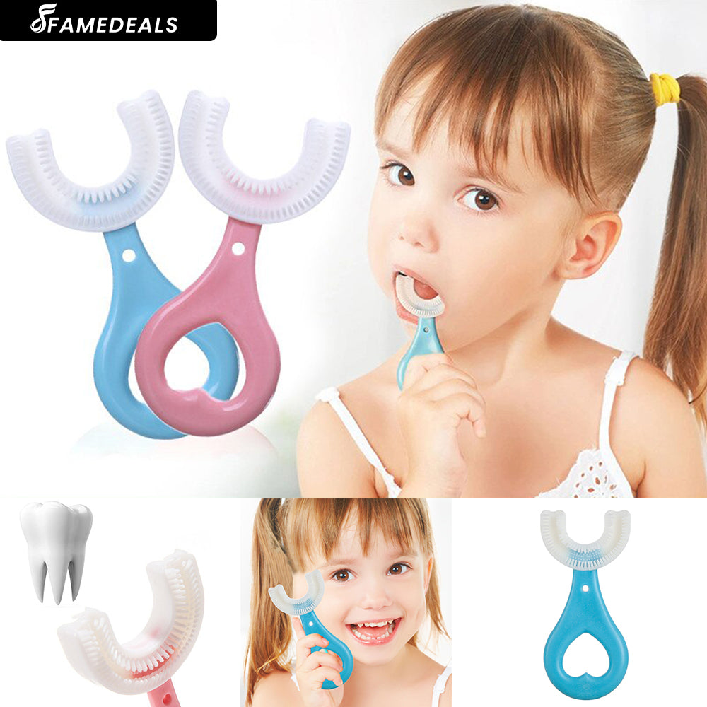 SurtiWala.pk™ - U-Shaped Baby Tooth Brush | 2-6 Years | 200 DC