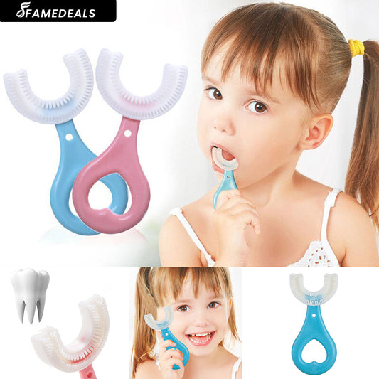 SurtiWala.pk™ - U-Shaped Baby Tooth Brush | 2-6 Years | 200 DC