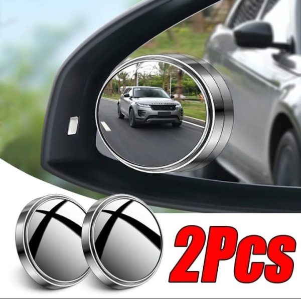 SurtiWala.pk™ - 2 Pcs Car Blind Spot Side Mirror Wide-angle 360