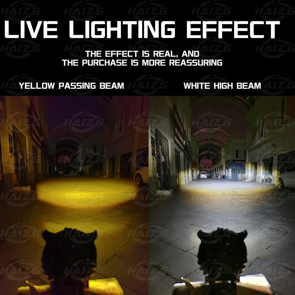 SurtiWala.pk™ - Owl Shape Fog Flash Light Low & High Beam (Dual Color)