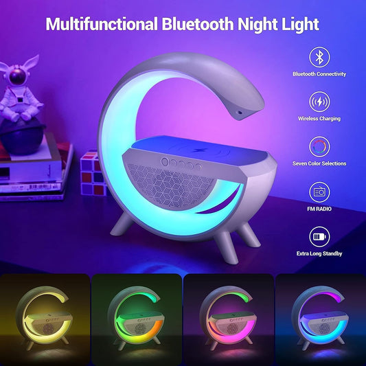 SurtiWala.pk™ - Wireless Charger Atmosphere Lamp, G Lamp LED Table Lamp
