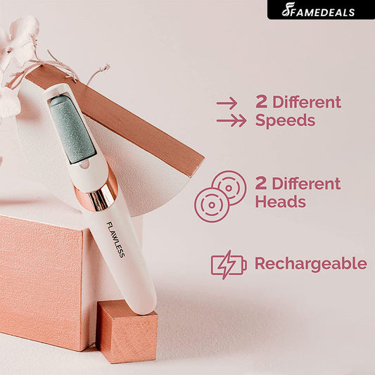 SurtiWala.pk™ - Finishing Touch Flawless Pedi Electronic Tool File and Callus Remover, Pedicure