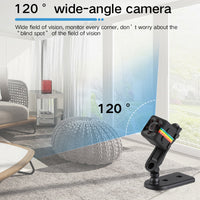 SurtiWala.pk™ - HD 1080P Mini SQ11 Camera Night Vision Camcorder Micro Camera Video Sport DV Video Ultra Small Cam Camera Home Security Camera