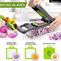 SurtiWala.pk™ - 12 in 1 Pro Vegetable Chopper/Dicer