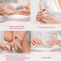 SurtiWala.pk™ - Finishing Touch Flawless Pedi Electronic Tool File and Callus Remover, Pedicure