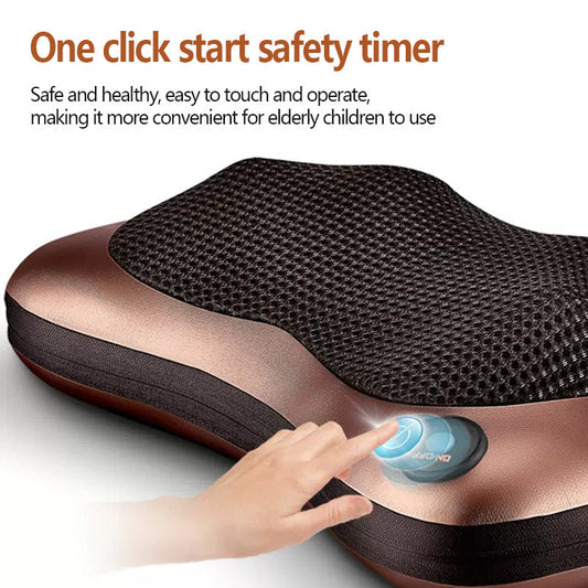 SurtiWala.pk™ - 5-in-1 Pillow Shiatsu Massager For Home And Car
