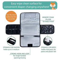 SurtiWala.pk™ - Foldable Baby Diaper Changing Pad Waterproof