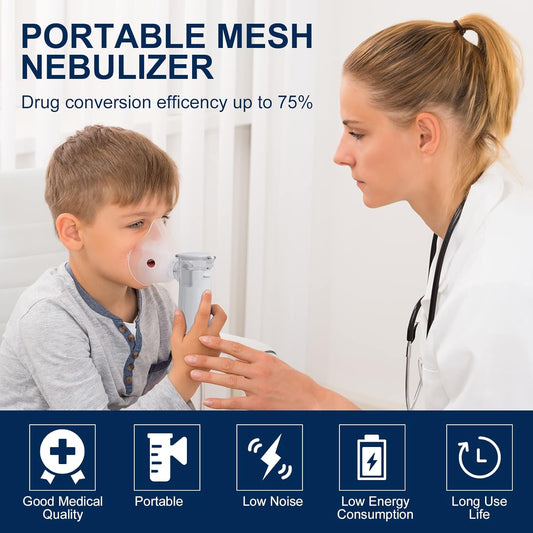 SurtiWala.pk™ - Portable Mesh Nebulizer For Kids & Adults