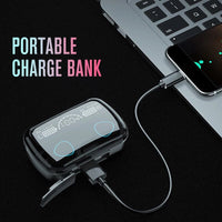 SurtiWala.pk™ - M10 Wireless Earbuds with portable power bank.