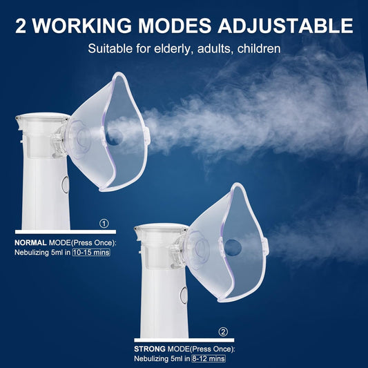 SurtiWala.pk™ - Portable Mesh Nebulizer For Kids & Adults