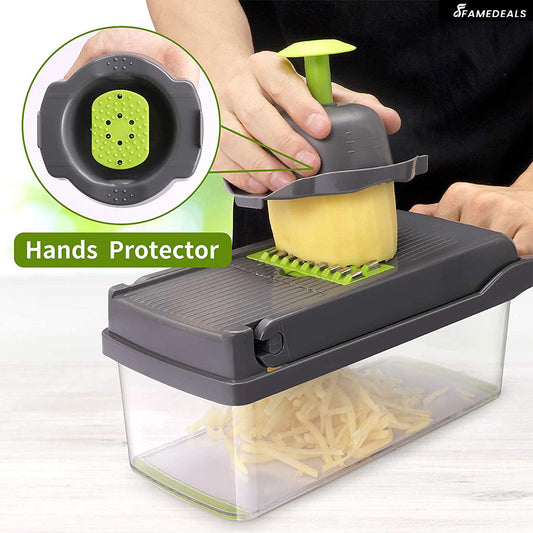 SurtiWala.pk™ - 12 in 1 Pro Vegetable Chopper/Dicer