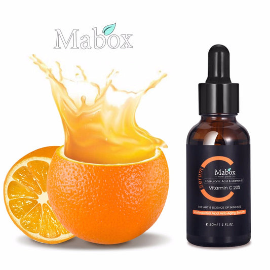 SurtiWala.pk™ - Mabox Vitamin C Serum 30ml , Acne Clarifying Anti-Aging Whitening Anti-Wrinkle