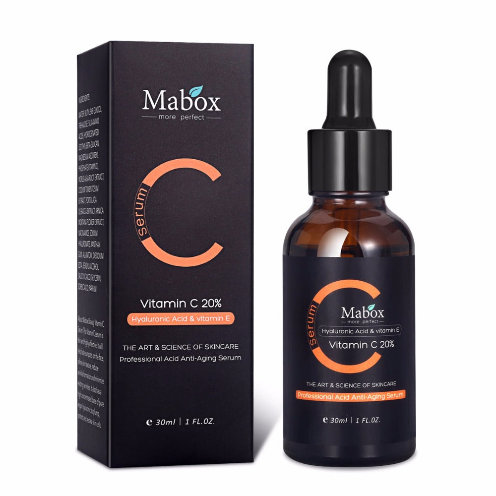 SurtiWala.pk™ - Mabox Vitamin C Serum 30ml , Acne Clarifying Anti-Aging Whitening Anti-Wrinkle