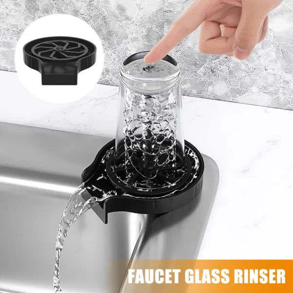 SurtiWala.pk™ - High Pressure Faucet Glass/Cup Rinser Automatic Washer Bar