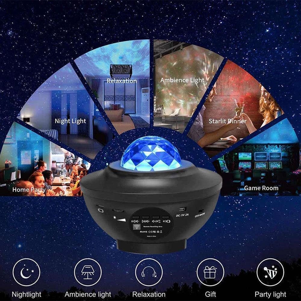 SurtiWala.pk™ - Star Projector Galaxy Night Light
