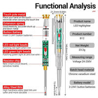 SurtiWala.pk™ - Mini Voltage Tester Pen LED Circuit